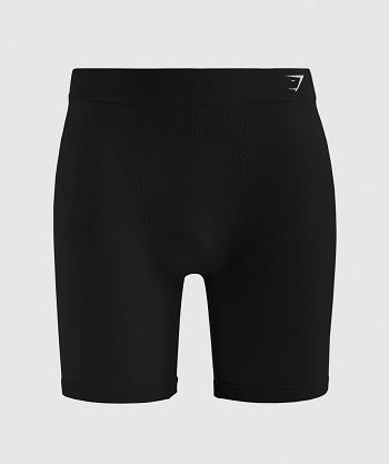 Boxer Gymshark Híbrido Boxer Hombre Negras Gris Claro | CO 3914WNB